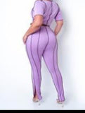 Lavender REBECCA Pants Set (Plus)