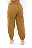 Mustard Brown SIDELINE Cargo Joggers